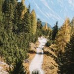 gravel cycling in the dolomites mountains