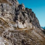 gravel cycling in the dolomites mountains