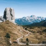 gravel cycling in the dolomites mountains