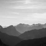 gravel cycling in the dolomites mountains