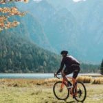 gravel cycling in the dolomites mountains