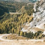 gravel cycling in the dolomites mountains