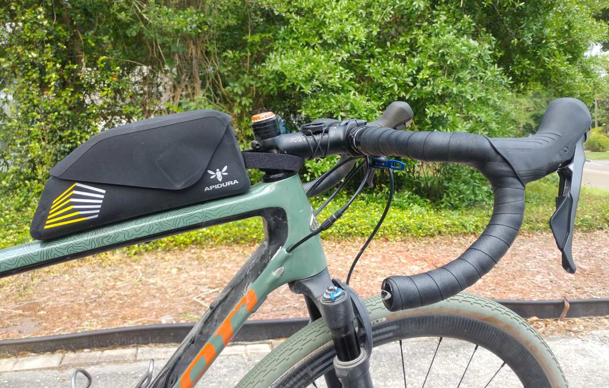 bikepacking top tube bag