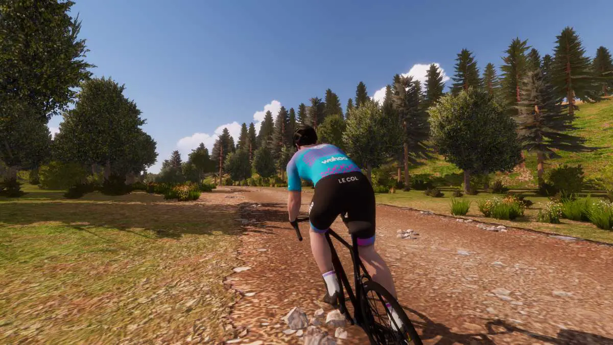 Virtual Gravel Racing RGT Cycling Partners with Dirty Reiver on a